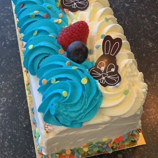 Zandhaas slagroomschnitt